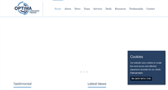 Desktop Screenshot of optimacf.com